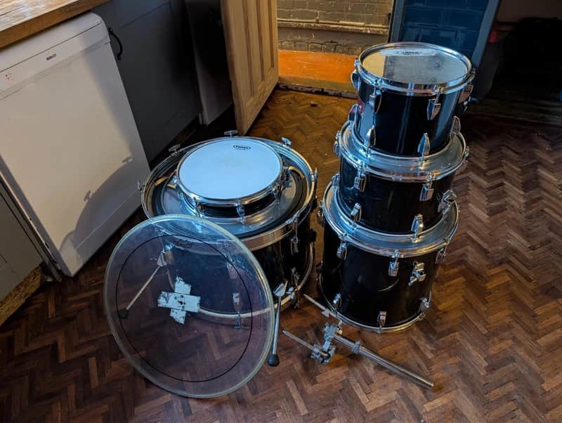 Tama Swingstar Drum Set -  80's Red Label (Made in Japan) image 1