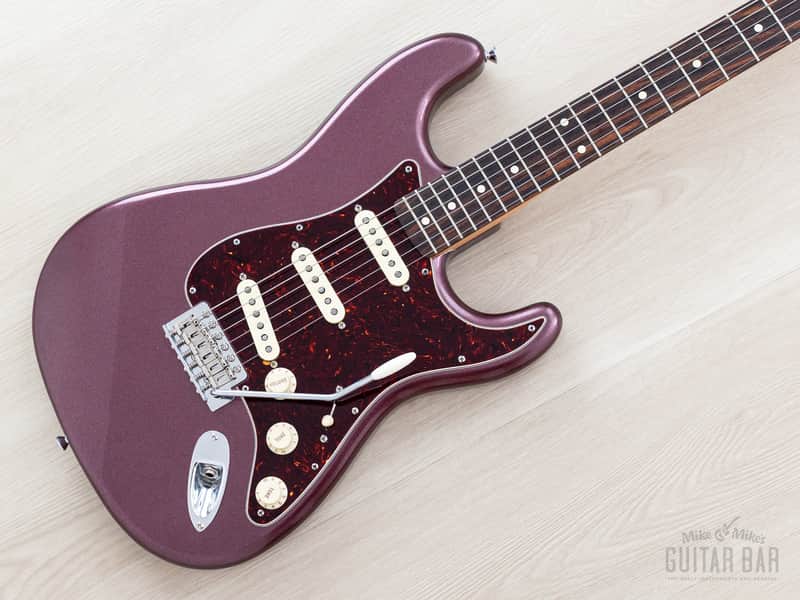 2013 Fender + MJT Stratocaster Partscaster Classic 60s Neck & Burgundy Mist Lacquer Body w/ Case