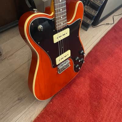 Fender FSR '72 Telecaster Custom P90 2012 - Sunset Orange Transparent image 1