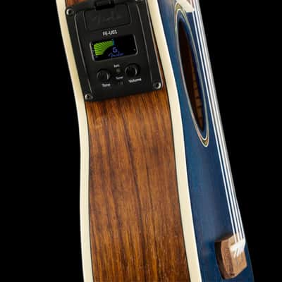 Fender Dhani Harrison Ukulele Sapphire Blue with Gig Bag image 5