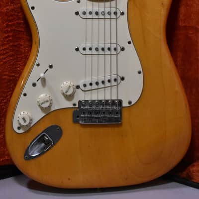 1973 Fender Stratocaster Natural Ash Finish Lefty Left Handed w/OHSC image 2