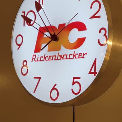 Rickenbacker Dealer Style Light Up Clock Killer Cool Mancave, Studio, Bar, Garage Item image 4