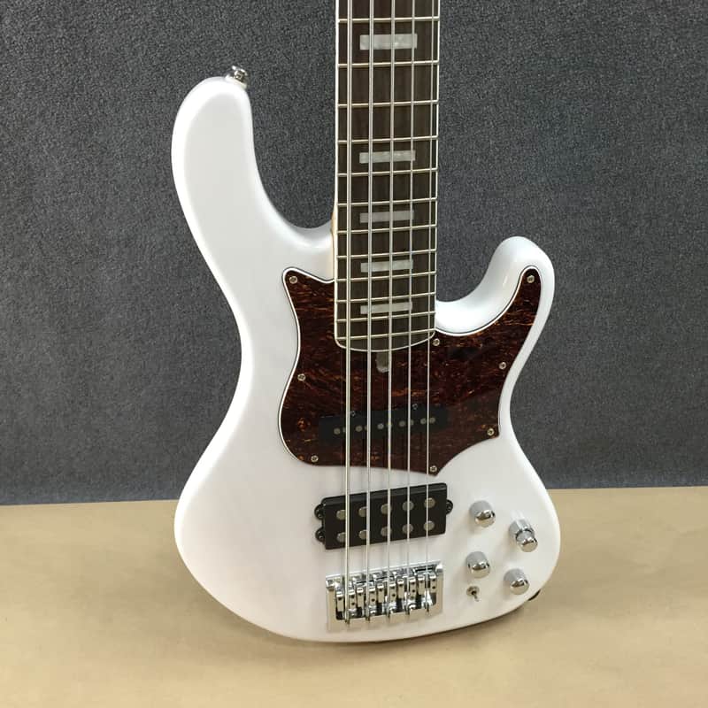 Cort GB75-WBL Active 5-String Electric Bass Hipshot Tuners Jazz-MM