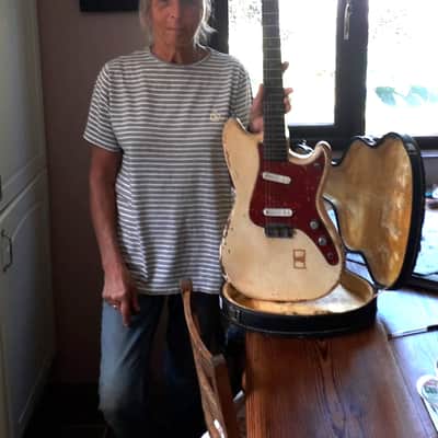 Fender Duo Sonic Owned by John Lennon, THE BEATLES 1963 Blonde image 10