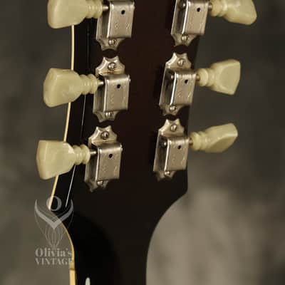 1965 Epiphone A412 Triumph Sunburst with wide nut width image 16