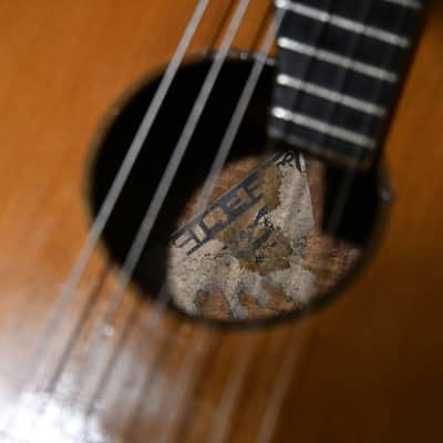 Antique Pre-war Romantic/Terz guitar, Flame maple, 1900s – Great condition and sound, with video image 12