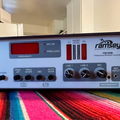 RAMSEY FM100B PROFESSIONAL FM RADIO STEREO TRANSMITTER image 6