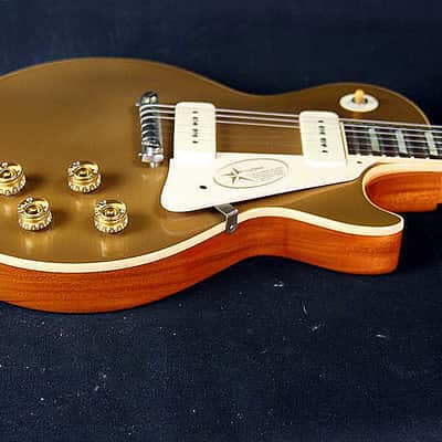 Gibson Custom 1954 Les Paul Standard Historic '54 Reissue Goldtop VOS Antique Gold image 2