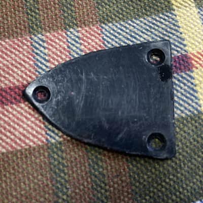 Black Vintage Framus Star Bass Small Truss Rod Cover Plate image 1