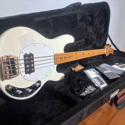 Ernie Ball Music Man Stingray Retro 70s 2024 - White - MINT image 1