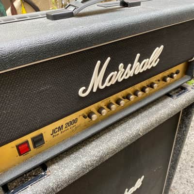 Marshall JCM 2000 DSL 100 Dual Super Lead 2-Channel 100-Watt 4x12" Guitar Amp Half Stack 2000s - Black image 3