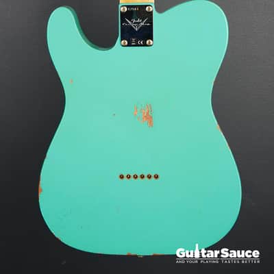 Fender Custom Shop 64 Telecaster Relic Aged 2024 - Sea foam Green (Cod.1840NG) image 13