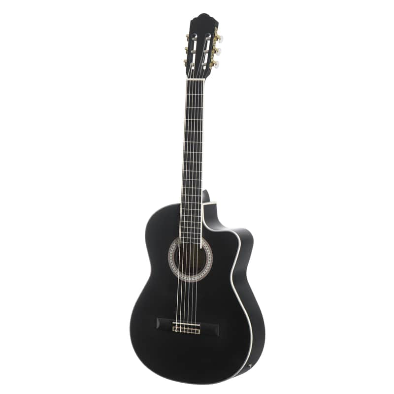Almeria CC 36 EQ Classic BK Black - 4/4 classical guitar image 1