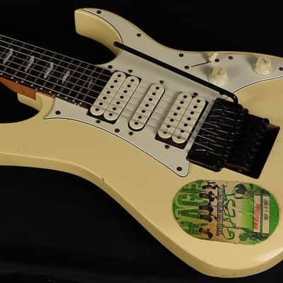Ibanez Steve Vai Owned Signed JEM Universe 7-String White Electric Guitar w/ OHSC image 6