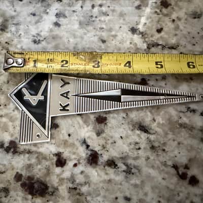 Kay Headstock Logo Emblem Badge 60s image 9