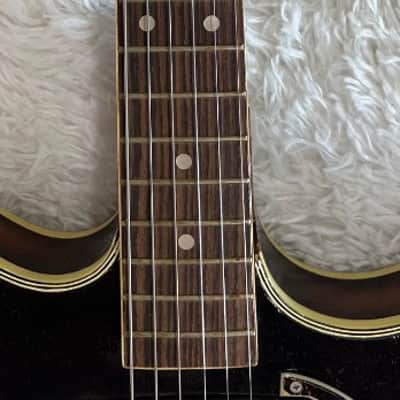 Vintage 1960s Audition (Kawai, Japan) 3-Pickup Hollowbody Electric Guitar + Case image 8