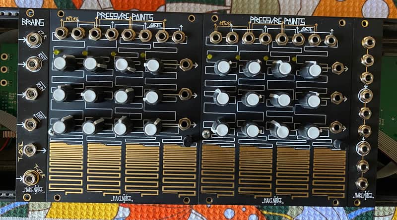 Make Noise Brains, Pressure Points x2, and Passive Multiple Combo Eurorack Sequencer Module Set image 1