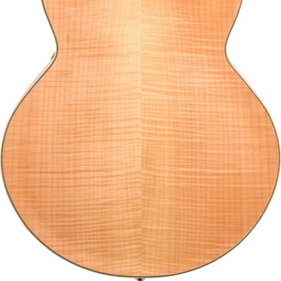 Ibanez LGB30 George Benson Signature Hollowbody Electric Guitar, Ebony Fingerboard, Natural image 3