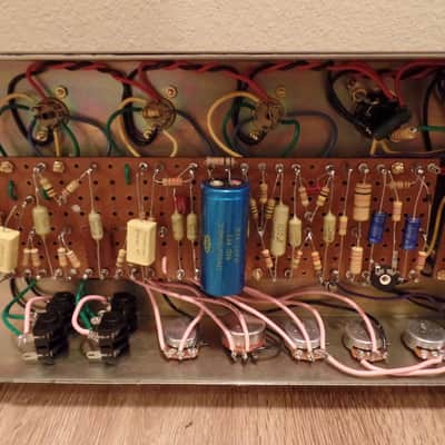 Handmade 1968 Marshall Super Lead Plexi 12,000 Series CLONE/REPLICA Mustard Caps Iskra image 4