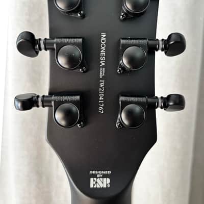ESP LTD Viper-400B Baritone Black Satin 2021 Indonesia w/ EMG 81/85 – B Standard Setup image 4