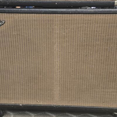 Fender Bassman "Tuxedo" 1964 head with Fender 2x12 cabinet image 2