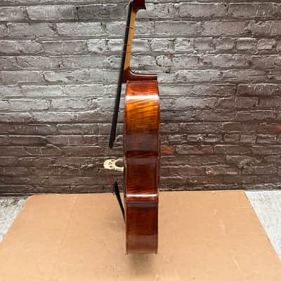 Artisan Strings Bravura Model 300 4/4 Cello 2006 Natural Finish w/ Original Gig Bag - Poor Condition, Cracked Wood image 17