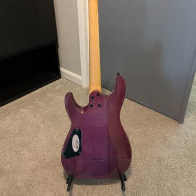 Schecter C-6 Elite 2020-present - Transparent Purple Burst image 3