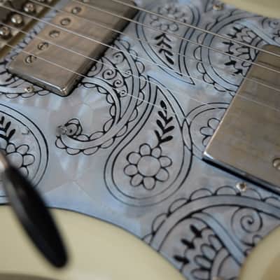 PRS Paul Reed Smith Lightweight 6.6LB S2 Standard 22 Dots Inlay Gloss Antique White Custom Pickguard Aged pickups image 3