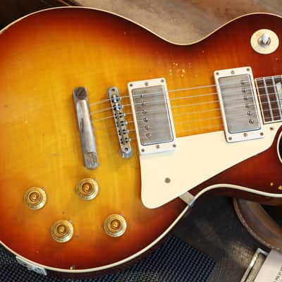 Unplayed! 2021 Custom Shop Murphy Lab '59 Les Paul Standard Reissue Electric Guitar Heavy Aged Slow Iced Tea Fade + COA OHSC image 2