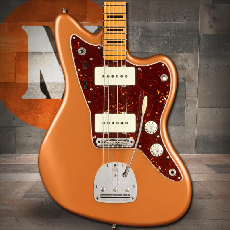 Fender Troy Van Leeuwen Jazzmaster Bound Maple Fingerboard - Copper Age image 1