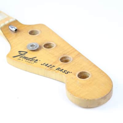 1978 Vintage Fender Jazz Bass Maple NECK Original 1970's 3-Bolt Guitar image 7