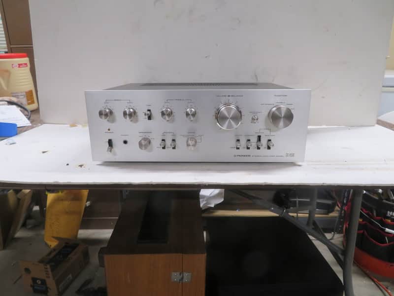 Pioneer SA-8500 Integrated Amplifier late 1970's - silver faceplate image 1