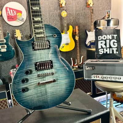 ESP LTD EC 256FM CB ZURDO / LEFTY/ GAUCHER - COBALT BLUE image 5