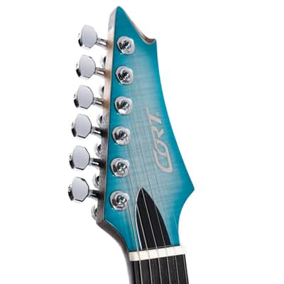 Cort X700 Duality II Electric Guitar in Polar Ice Burst image 4