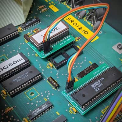 Ensoniq ESQ-M to SQ80m mod kit - super easy install with no soldering!