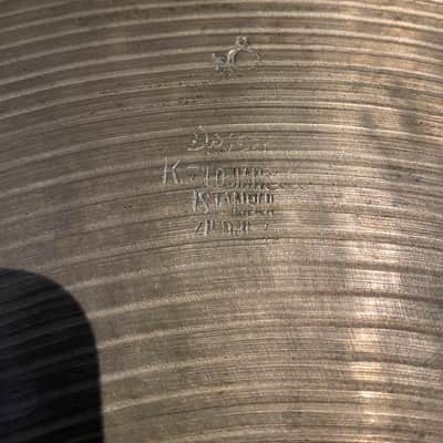 Vintage Zildjian Istanbul K 22" Intermediate Stamp Ride Cymbal (Video) image 3