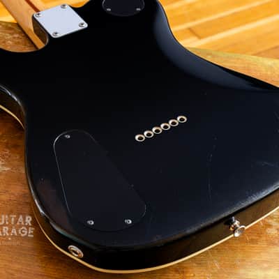 2002 Fender Japan Aerodyne Telecaster Black with cream binding P90 matching headstock - RARE CIJ! image 10