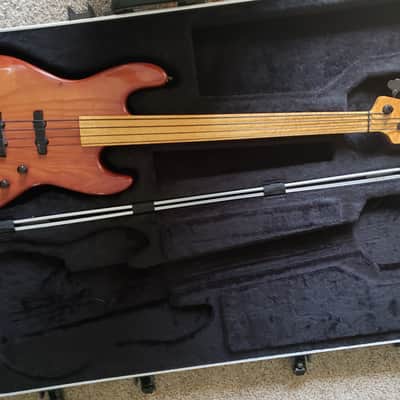 Custom Fretless Bass w Alembic parts Custom Unknown Birds eye maple and maple image 1