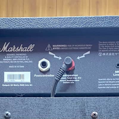 Marshall MG Gold MG50FX 4-Channel 50-Watt 1x12" Solid State Guitar Combo 2000s - Black image 4