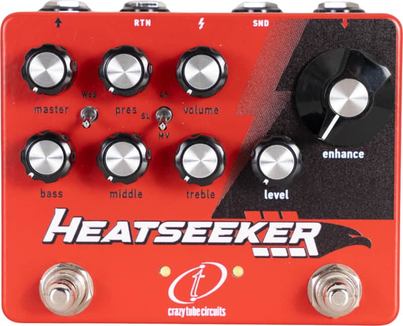 Crazy Tube Circuits Heatseeker Preamp/Amp Simulator Effects Pedal image 1