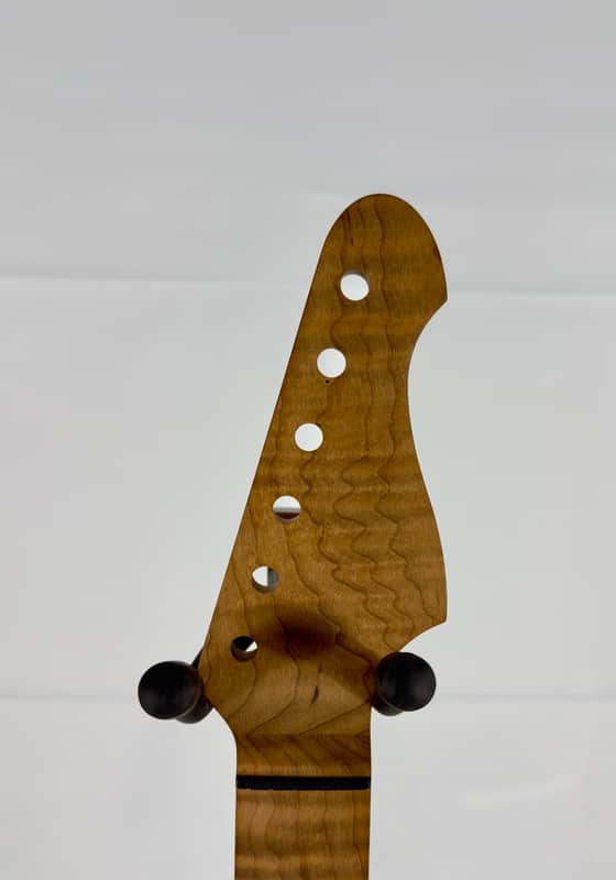 Warmoth Warhead Headstock Electric Guitar Neck 2025 - Roasted Flame Maple image 1