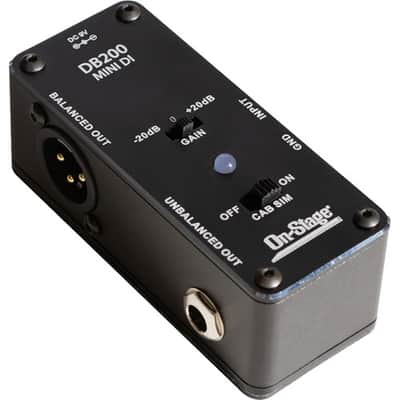 Immagine On-Stage DB200 Active Mini DI Box - 6