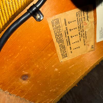 Fender Vibrolux 5F11 Narrow Panel 10-Watt 1x10" Guitar Combo 1960 - Tweed image 8