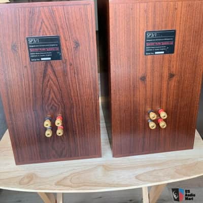Spendor SP3/1 Rare Vintage Rosewood Bi-wire Sealed Cab Speakers image 2