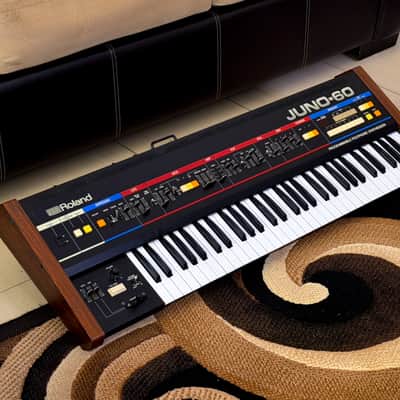(✅Serviced!) Roland Juno-60 Vintage Analog Synthesizer image 3