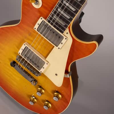 Gibson 1960 Les Paul Standard Reissue 2024 - Murphy Lab Heavy Aged Tangerine Burst image 6
