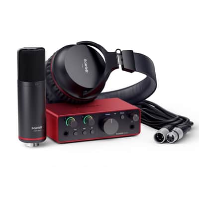 Focusrite Scarlett Solo Studio (4th Gen) USB Audio Recording Bundle image 1