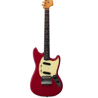 Fender Mustang Electric 1965, Red with Hardshell Case - Pre Owned image 1