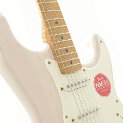 Squier Classic Vibe '50s Stratocaster 2024 White Blonde with Gold Hardware 3526gr image 9
