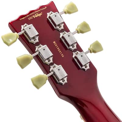 Vintage VS6VCR ReIssued - Vibrola Tailpiece - Cherry Red image 12